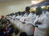 clinical students 0f UCC at their White Coat ceremony