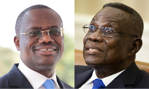 Dr Joseph Siaw Agyapong and the late Prof Atta Mills