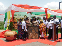 Patricia Diaby being honoured at GEPA Women Icons Regional Exhibition