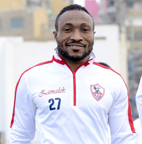 Benjamin Acheampong during his playing days with the Egyptian giants