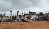 Aftermath of Gas station fire