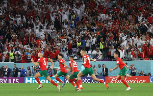 Morocco is the first Arab country to ever reach the World Cup quarter-finals