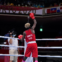 Ghanaian boxer Samuel Takyi