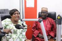 Madam Mavis Hawa Koomson and Dr. Nuhu Adams