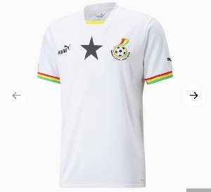 A Photo Of The Reported New Black Stars Jersey Designed For The 2022 World Cup