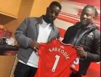 Rapper Sarkodie and Southampton defender, Mohammed Salisu