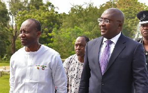 An old photo of Dr. Bawumia and Ken Ofori-Atta