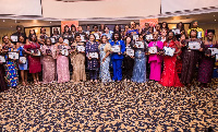 A section of the women who were honoured at the event