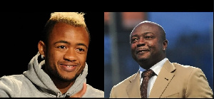 Black Stars striker , Jordan Ayew and his legendary father, Abedi Ayew Pele