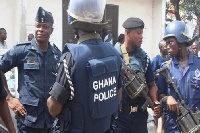 Some personnel of the Ghana Police Service