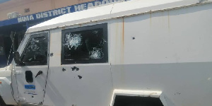 Bullet riddled bullion van | File photo