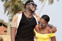 Medikal and his Baby Mama