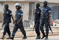 Some personnel of the Ghana Police Service