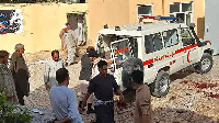 Di suicide bomb attack on Kunduz mosque don kill at least 50 pipo