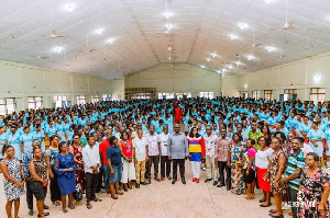 The MP marked Valentine's Day with KUGISS students