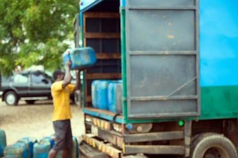 Two trucks of fuel containing about 300 gallons estimated to be around 9000 litres were confiscated