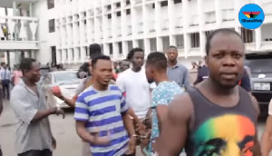 Some of the suspects who escaped from the Kwabenya Police Station