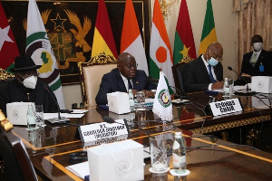 President Nana Addo Dankwa Akufo-Addo at the meeting