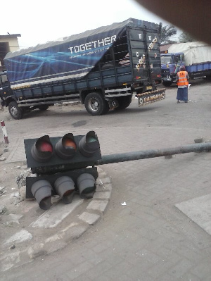 Achimota old station traffic lights