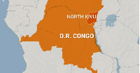 Map of the Democratic Republic of Congo