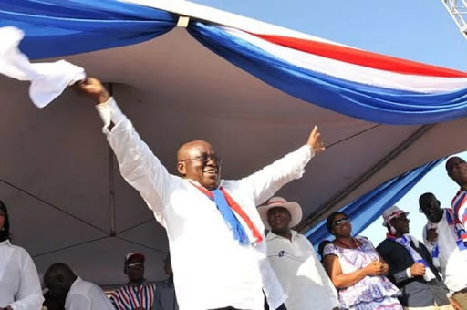 File photo of Akufo-Addo at a rally