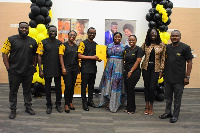 Richard Densu - Ag. MTN Enterprise Business Executive and Janet Sunkwa Mills, others