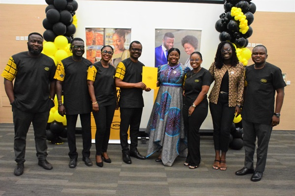 Richard Densu - Ag. MTN Enterprise Business Executive and Janet Sunkwa Mills, others