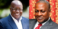 President John Dramani Mahama and Nana Addo Dankwa Akufo-Addo