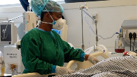 A Ghanaian nurse for hospital