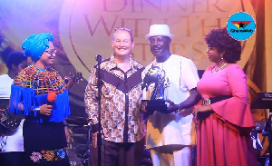 Gyedu-Blay Ambolley was honoured by Oak Plaza hotel for his contributions to the music industry