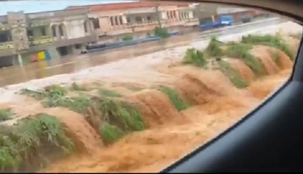 Heavy rains on Saturday and Sunday flooded many parts of the country