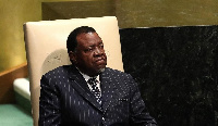 Namibia's president, Hage Geingob