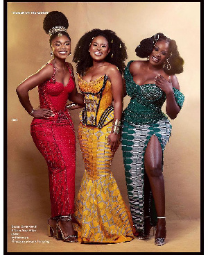 Becca, Berla Mundi and Nana. Akua Addo