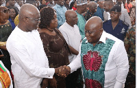 President Akufo-Addo and the late Kofi Adda