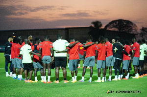 Black Stars First Training In Ivory Coast