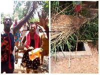 The residents are worried that burying the dead by the well will affect their well