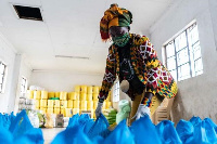 Poor Kenyans have had to rely on food donations during the pandemic