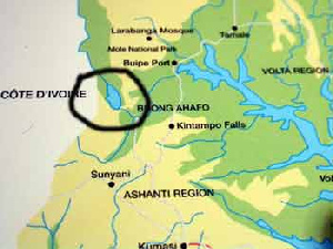 Bui Dam Map