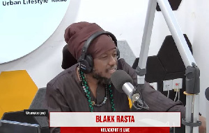 Ghanaian radio show host and musician, Blakk Rasta