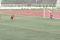 Remo Stars players skied his penalty for throw-in