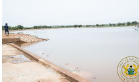 The Namoligo Dam is completed by government through the 'one-village one-dam' project