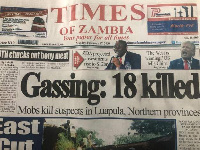 Eighteen killed over Zambia's mysterious gas attacks