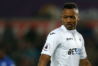 Swansea forward Jordan Ayew