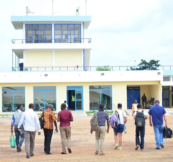 Front view of the Sunyani Airport