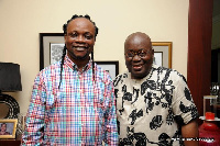 Daddy Lumba with Nana Addo Dankwa Akuffo Addo