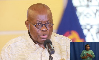 The president of Ghana, Nana Addo Dankwa Akufo-Addo