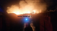 The fire has so far destroyed properties worth millions of Ghana Cedis