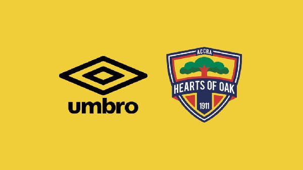 Umbro is the official technical sponsor of Hearts of Oak