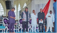 Peter Obi with the Pentecostal Fellowship of Nigeria in Bayelsa