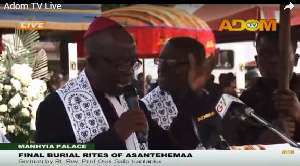 The final funeral rites of Nana Afia Kobi Serwa Ampem II is on going in Kumasi